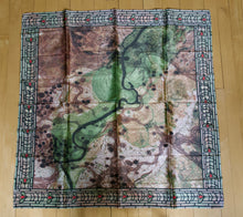 Load image into Gallery viewer, Silk Scarf 'Rhythms of Girton Life 1869-2019'