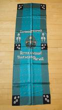 Load image into Gallery viewer, Girton and Newnham Banner Silk Scarf