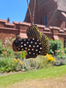 Black Squirrel Hanging Decoration