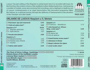 Choir CD - Orlande de Lassus